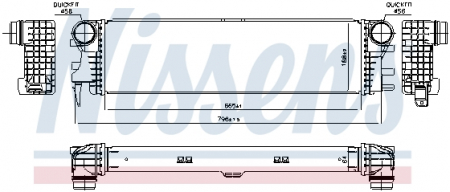 Piese Auto - Intercooler MERCEDES V (W447), VITO MIXTO (W447), VITO TOURER (W447), VITO (W447) 2.2D dupa 2014