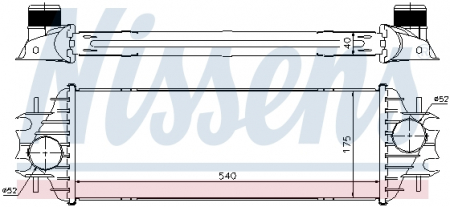 Piese Auto - Intercooler NISSAN PRIMASTAR; OPEL VIVARO A; RENAULT TRAFIC II 1.9D dupa 2001