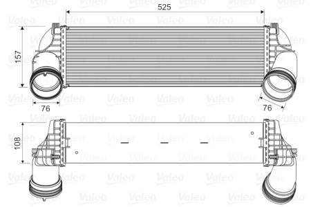 Intercooler - Intercooler potrivit BMW X5 (E70), X5 (F15, F85), X6 (E71, E72), X6 (F16, F86) 2.0-3.0D 12.06-07.19