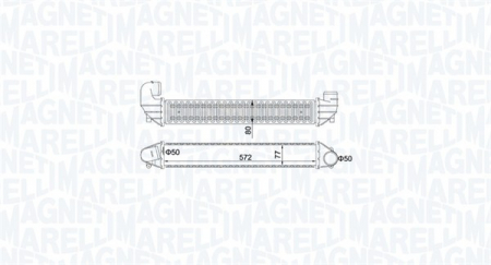 Intercooler - Intercooler potrivit FORD GALAXY I; SEAT ALHAMBRA; VW SHARAN 1.8/1.9D 1995-2010