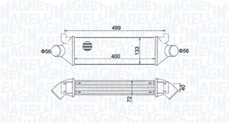 Intercooler - Intercooler potrivit FORD TRANSIT 2.4D 2000-2006