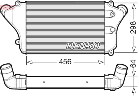 Intercooler potrivit FUSO (MITSUBISHI) CANTER VII (FE7_, FE8_, FB7_, FB8_), CANTER VIII (FEA_, FEB_, FEC_, FGB_); MITSUBISHI CANTER (FE5, FE6) VI 4D34-2AT5-6D31-1AT2 01.94- [1]