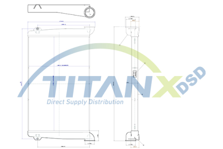 Intercooler - Intercooler potrivit MERCEDES CITARO (O 530) M476.930-OM909.921 01.98-