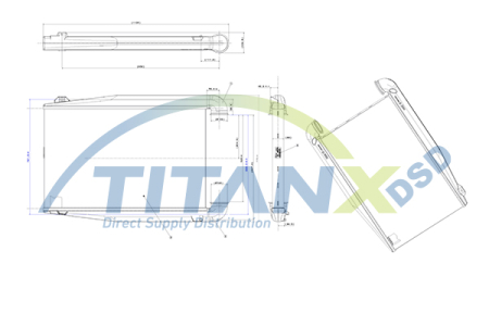 Intercooler potrivit MERCEDES CITARO (O 530) OM457.942-OM909.921 01.98- [1]
