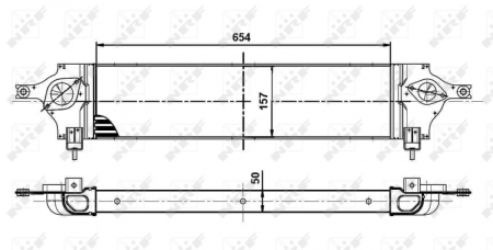 Intercooler - Intercooler potrivit NISSAN QASHQAI I 1.5D/2.0D 2006-2014