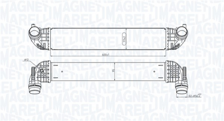 Intercooler potrivit OPEL ASTRA K, ASTRA K/KOMBI 1.4/1.4CNG 06.15-