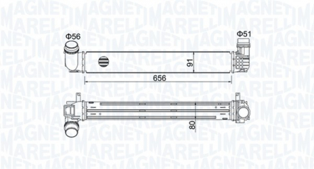 Intercooler potrivit RENAULT GRAND SCENIC III, MEGANE, MEGANE III, SCENIC III 1.2/1.4/1.5D 11.08-