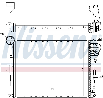 Intercooler - intercooler potrivit RVI MIDLUM; VOLVO FL II, FL III D7E240-DXi7 05.06-