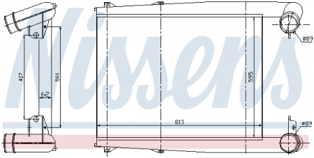 Piese Auto - Intercooler potrivit RVI PREMIUM dCi11B/43-dCi11G 08.00-