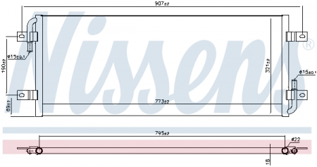 Intercooler potrivit RVI T; VOLVO FH II, FH16, FH16 II D13C420-DTI13-122HM 01.03- [2]