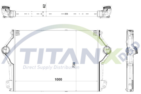 Intercooler potrivit SCANIA G II, P II, R II, S DC09.119-OC13.101 09.16- [1]