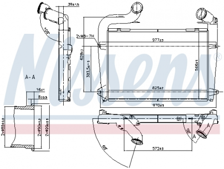Intercooler potrivit SCANIA P I, R I, T DC09.108-OC9.G05 01.03-05.19 [2]