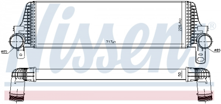 Intercooler potrivit VW CALIFORNIA T5 CAMPER, CALIFORNIA T6 CAMPER, MULTIVAN V, MULTIVAN VI, TRANSPORTER V, TRANSPORTER VI, TRANSPORTER VI / CARAVELLE VI 2.0/2.0D 09.09-12.19 [0]