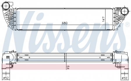Piese Auto - Intercooler RENAULT ESPACE IV, LAGUNA II, VEL SATIS 1.9D/2.0D/2.2D dupa 2004