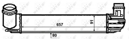 Intercooler RENAULT GRAND SCENIC III, MEGANE CC, MEGANE III, SCENIC III 1.2/1.4/1.5D dupa 2008