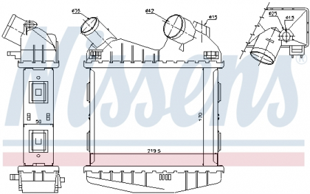 Piese Auto - Intercooler SMART CABRIO, CITY-COUPE, FORTWO 0.8D intre 1999-2007