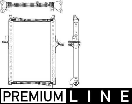 Intercooler (temperatura scazuta) potrivit MAN TGL, TGM D0836LFL40-D0836LFL75 04.05- [1]