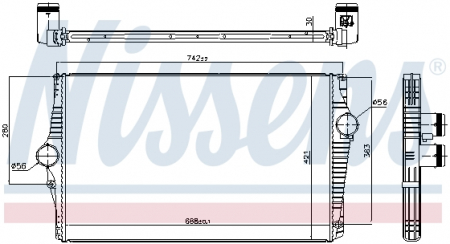 Piese Auto - Intercooler VOLVO XC90 I 2.4D/2.5/2.9 intre 2002-2014