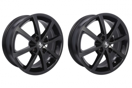 Anvelope si Jante - Janta aluminiu 6,5x16, 4x108, CH 63,4, ET: 35 model ITWHEELS Alisia, Negru Lucios