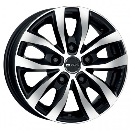 Anvelope si Jante - Janta aluminiu 6,5x16, 5x112, CH 66,6, ET: 50; potrivit MERCEDES MARCO POLO CAMPER (W447), V (638/2), V (W447) 02.96- MAK Load 5 Black ice