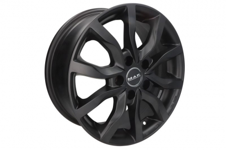 Anvelope si Jante - Janta aluminiu 6,5x16, 5x112, CH 76, ET: 45; potrivit MERCEDES A (V177), A (W168), A (W169), A (W176), A (W177) 01.75- MAK Koln W Negru mat