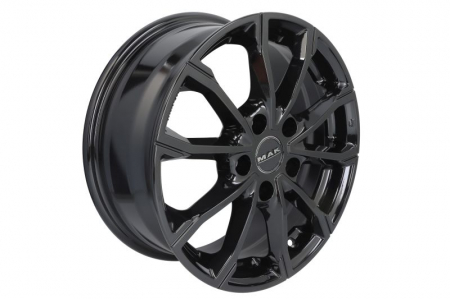 Anvelope si Jante - Janta aluminiu 6,5x16, 5x114,3, CH 66,1, ET: 50 model MAK DaVinci, Negru Lucios