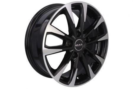 Janta aluminiu 6,5x16, 5x114,3, CH 76, ET: 50; potrivit MERCEDES CLA (C117), S (W126); DACIA DUSTER, DUSTER/SUV 03.84- MAK Main Black Mirror