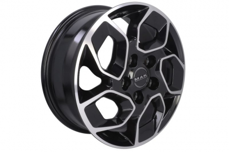 Anvelope - Janta aluminiu 6,5x16, 5x118, 71,1, ET: 65; EXPRESS Black Mirror