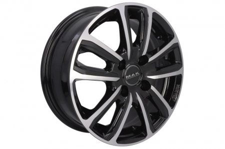 Anvelope si Jante - Janta aluminiu 6x15, 4x108, CH 63,4, ET: 38; potrivit FORD B-MAX, COUGAR, ECOSPORT, ESCORT CLASSIC, ESCORT V 07.90- MAK Magma Black Mirror