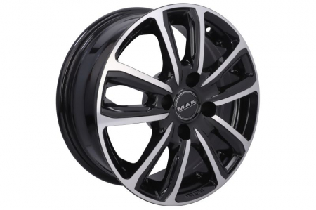 Anvelope si Jante - Janta aluminiu 6x15, 4x108, CH 65,1, ET: 25; potrivit CHRYSLER VISION; CITROEN C2, C3 / C3 ORIGIN III, C3 I, C3 II 01.72- MAK Magma Black Mirror