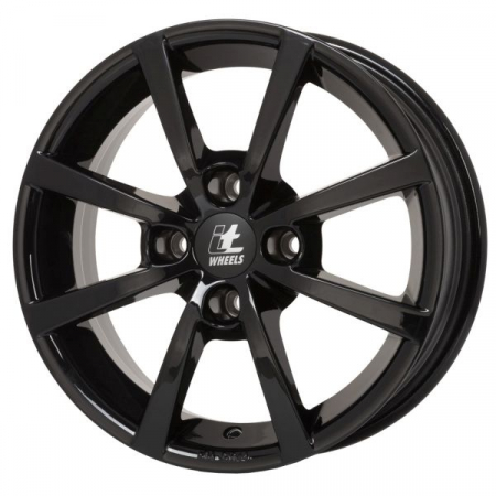 Anvelope si Jante - Janta aluminiu 6x15, 4x98, CH 58,1, ET: 35 model ITWHEELS Alisia, Negru Lucios