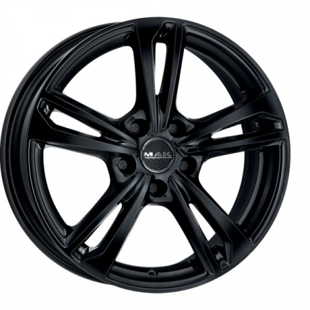 Anvelope si Jante - Janta aluminiu 6x15, 5x112, CH 57,1, ET: 47; potrivit AUDI A3, A6 C6; BUICK ELECTRA; FORD GALAXY I; KIA CERATO I 06.89- MAK, cu emblema, Negru Lucios