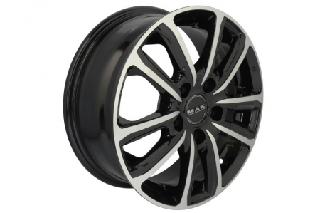 Anvelope si Jante - Janta aluminiu 6x15, 5x112, CH 57,1, ET: 47; potrivit AUDI A3, A6 C6; BUICK ELECTRA; FORD GALAXY I; KIA CERATO I 06.89- MAK Magma Black Mirror