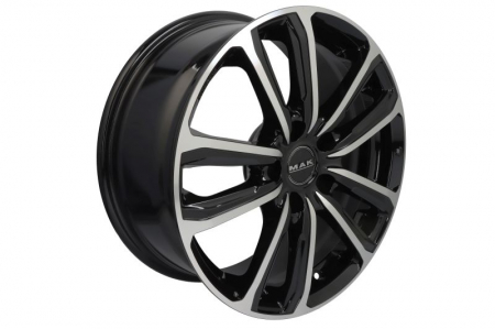 Anvelope si Jante - Janta aluminiu 7,5x17, 5x114,3, CH 76, ET: 40; potrivit MERCEDES A (V177), A (W168), A (W169), A (W176), A (W177) 01.75- MAK Magma Black Mirror