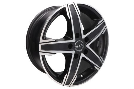 Anvelope si Jante - Janta aluminiu 7,5x17, 5x120, CH 65,1, ET: 55; potrivit ALFA ROMEO 159; AUDI A4 B8; TOYOTA YARIS; VW AMAROK, CRAFTER 01.03- MAK King5 Black ice