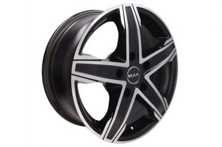 Anvelope si Jante - Janta aluminiu 7,5x17, 5x130, CH 84,1, ET: 33; potrivit MERCEDES G (W460), G (W461), G (W463); HYUNDAI ATOS 03.79- MAK King5 Black ice