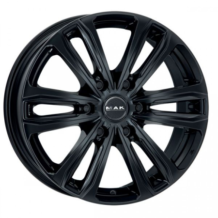 Anvelope si Jante - Janta aluminiu 7,5x17, 6x130, CH 84,1, ET: 50; potrivit MERCEDES SPRINTER 3,5-T (B906), SPRINTER 3,5-T (B907) 02.95-12.21 MAK Safari6, Negru Lucios