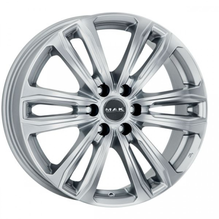 Anvelope si Jante - Janta aluminiu 7,5x17, 6x139,7, CH 112, ET: 30; potrivit BMW 5 (F11); CITROEN BERLINGO MULTISPACE; FIAT FULLBACK 03.87- MAK Safari6 Argintiu
