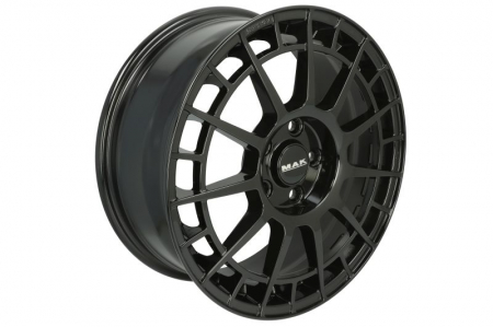 Anvelope - Janta aluminiu 7x17, 5x114,3, 76, ET: 45; NTT, Negru Lucios