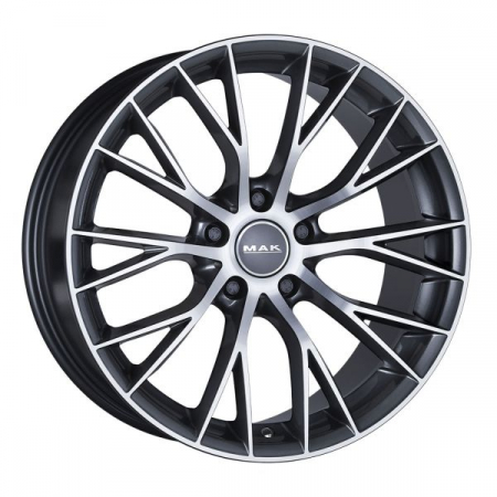 Anvelope si Jante - Janta aluminiu 8,5x20, 5x120, CH 72,6, ET: 38; potrivit BMW 1 (E81), 1 (E82), 1 (E87), 1 (E88) 09.77- MAK Munchen cu emblema metalica