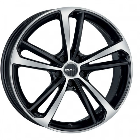 Anvelope si Jante - Janta aluminiu 8x19, 5x112, CH 76, ET: 42; potrivit MERCEDES A (V177), A (W176), A (W177), B SPORTS TOURER (W245) 08.73- MAK Nurburg Black Mirror