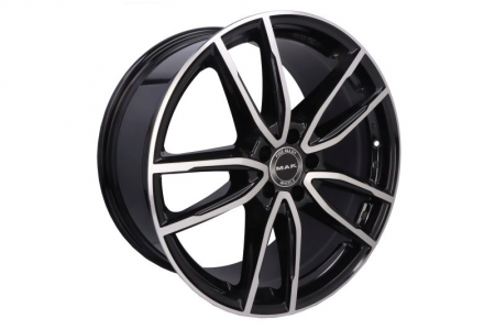 Anvelope - Janta aluminiu 9,5x20, 5x112, CH 66,6, ET: 45; potrivit MERCEDES CLS (C218), CLS SHOOTING BRAKE (X218), GL (X166) 02.98- MAK Evo-D Black Mirror