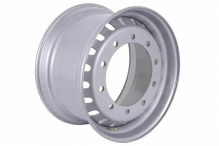 Janta otel 11.75x22.5, 10x335, CH 281, ET: 120; (pentru frana cu disc) KRONPRINZ argintiu Anvelope - Janta otel 11.75x22.5, 10x335, CH 281, ET: 120; (pentru frana cu disc) KRONPRINZ argintiu