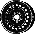 Anvelope si Jante - Janta otel 6.5x16, 5x114,3, CH 66, ET: 40; CMR potrivit NISSAN JUKE, PULSAR, QASHQAI II; RENAULT KADJAR 0Janta otel 6.10-