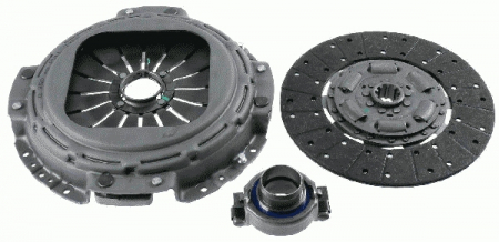 Set ambreiaj - Kit ambreiaj potrivit IVECO EUROCARGO I-III 2000-2015 (350mm, nou)
