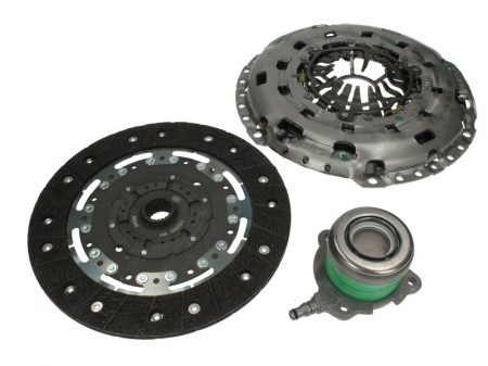 Set ambreiaj - Kit ambreiaj potrivit FORD MAVERICK 2.3 dupa 2004 (Cu capac ambreiaj; cilindru ambreiaj central; placa presiune; cu setare automata; cu Volanta, 240mm)