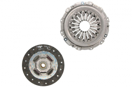 Set ambreiaj - Kit ambreiaj (Cu capac ambreiaj; cu placa de presiune; Fara cilindru cu ambreiaj central, 215mm) potrivit DACIA LOGAN, LOGAN MCV; NISSAN ALMERA II, MICRA III, NOTE, NV200 1.5D/1.6 09.02-