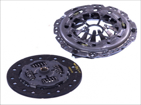 Set ambreiaj - Kit ambreiaj potrivit OPEL CORSA C, CORSA C/HATCHBACK, CORSA D 1.0/1.2/1.2LPG 2000-2014 (cu capac ambreiaj, placa presiune setare automata, fara rulment, 200mm)