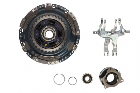 Kit ambreiaj cu placa dubla, cu rulment potrivit HYUNDAI I20 II, I30, I40 I CW, KONA, TUCSON; KIA CARENS IV, CEED, OPTIMA, SPORTAGE IV 1.0-1.7D dupa 2011 (263mm) [1]
