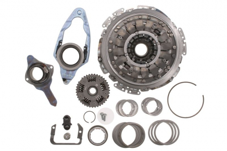 Kit ambreiaj cu placa dubla, cu rulment potrivit AUDI A1, A3; SEAT ALTEA, ALTEA XL, LEON; SKODA OCTAVIA II; VW CADDY III 1.6D/1.9D 2003-2015 (Cu capac ambreiaj; cu rulment; Fara disc) [1]